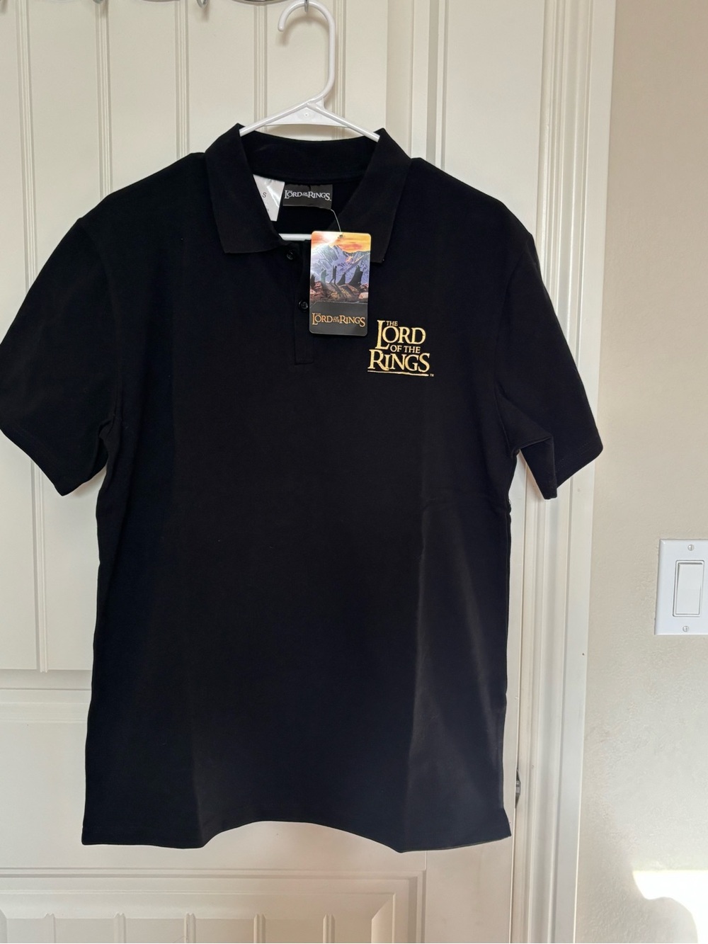 Lord of the Rings Men's Black Polo Shirt